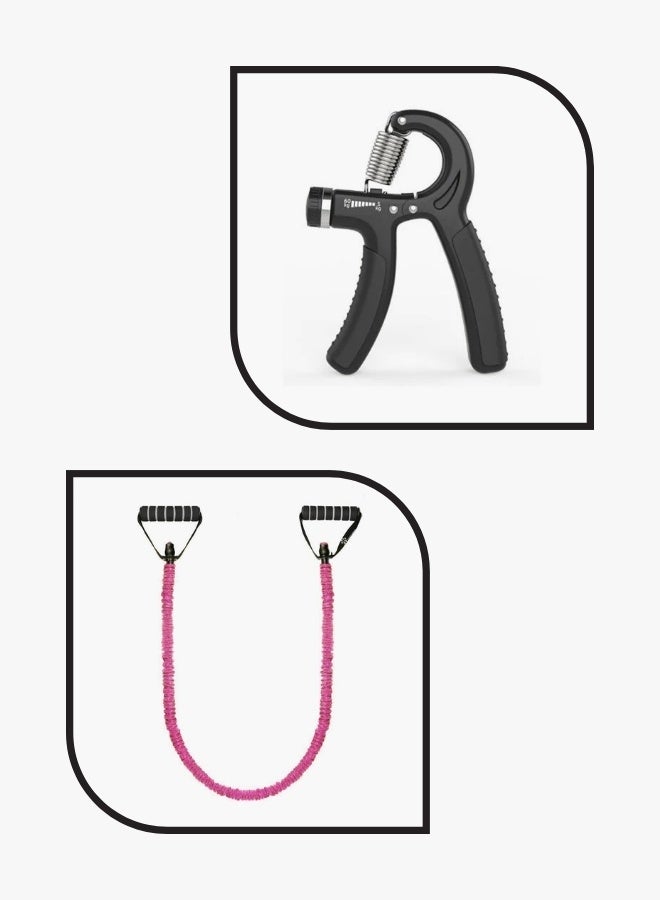كانجرو حبل المقاومة مفرد عالية من المطاط النقي ومغلف بقماش البوليستر مع مقبض يد