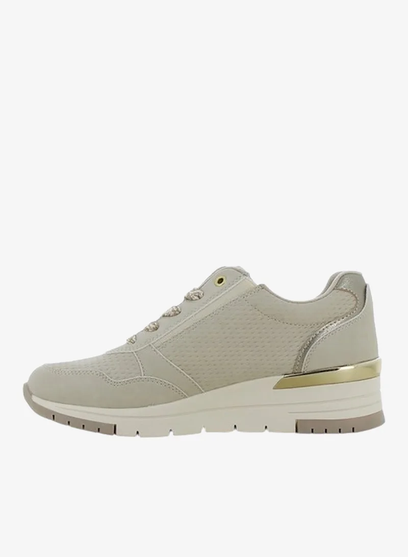 SJ  SJ Women's Textured Lace-Up Closure Sneakers  | Best Price UAE