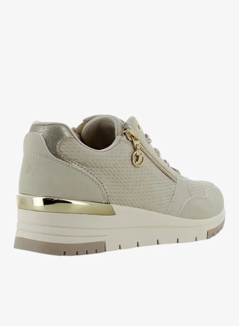 SJ  SJ Women's Textured Lace-Up Closure Sneakers  | Best Price UAE