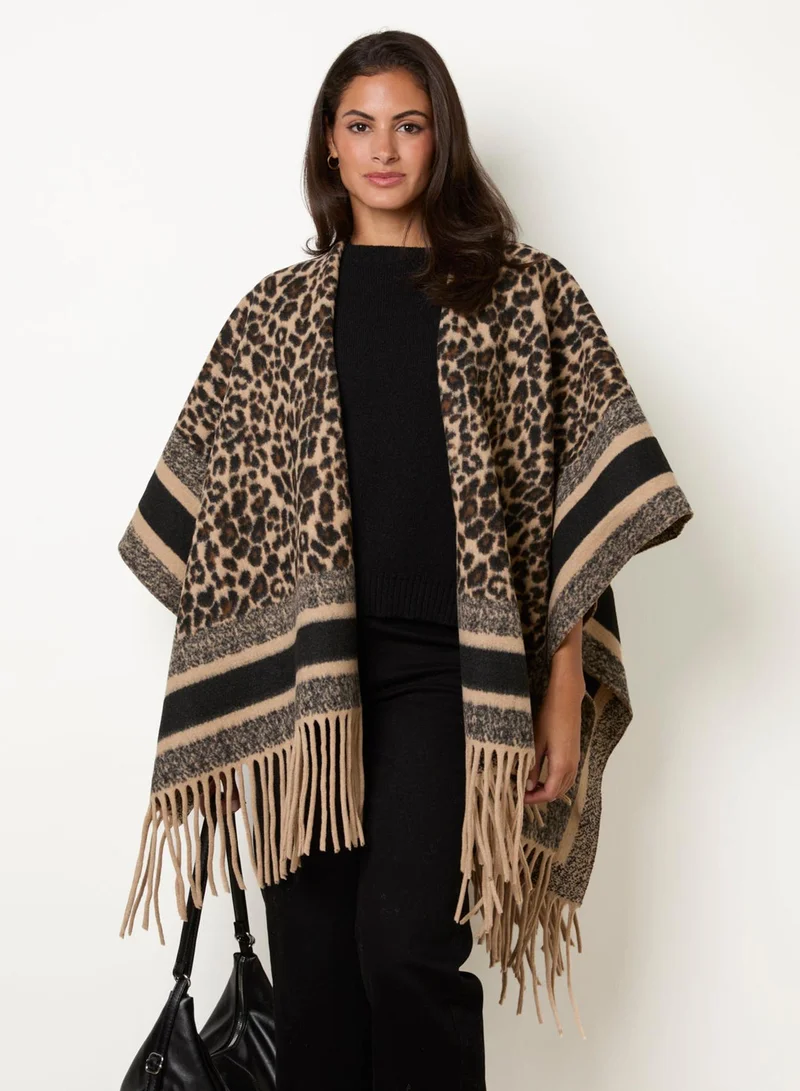 Animal Print Cape
