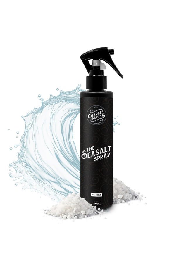 Charlemagne Sea Salt Spray - Salt Spray for Hair - Salt Water Spray Hair Sea Salt Spray Matt Hair Spray - Volume Spray Texture Spray Hair - Matte Salt Water Spray Sea Salt Spray Hair Men Seasalt Spray - Image 1