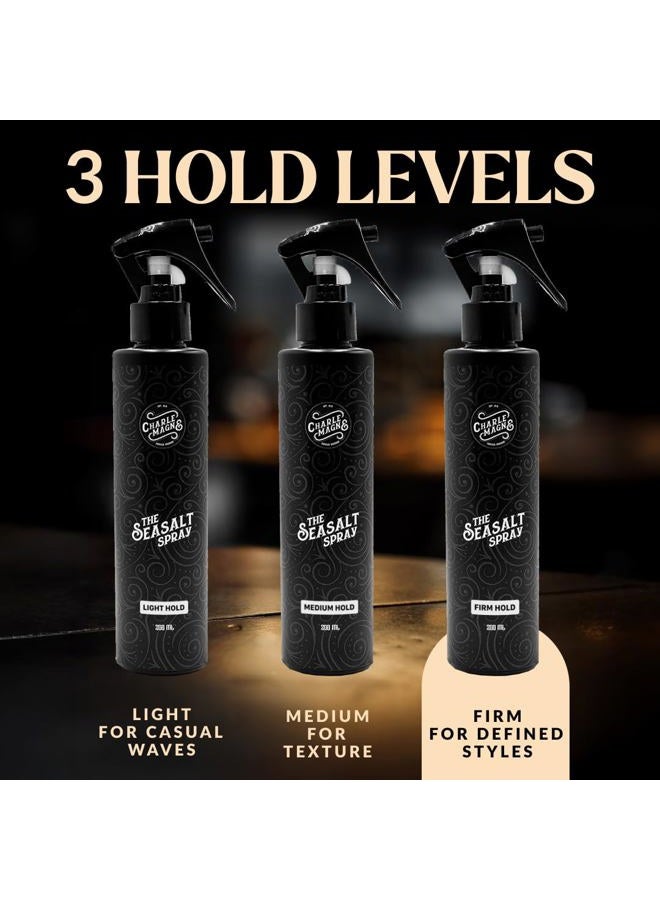 Charlemagne Sea Salt Spray - Salt Spray for Hair - Salt Water Spray Hair Sea Salt Spray Matt Hair Spray - Volume Spray Texture Spray Hair - Matte Salt Water Spray Sea Salt Spray Hair Men Seasalt Spray - Image 2