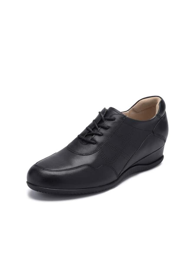 Satchi New Fashion Wedge Breathable Casual Shoes Spring Autumn Retro Loafers Women's Small Leather Shoes L258055b