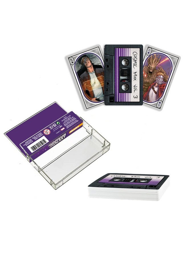 Aquarius AQUARIUS Guardians of The Galaxy Cassette Playing Cards - Comic Themed Deck of Cards for Your Favorite Card Games - Officially Licensed Guardians of The Galaxy Merchandise & Collectibles 2.5 x 3.7 - Image 1