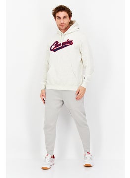 Champion سويت شيرت هودي رياضي رجال ملائم للخارج، بيج  - Image 4