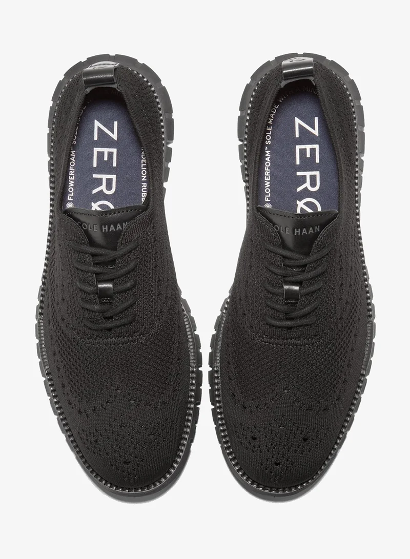 COLE HAAN BLACK Men's ZEROGRAND Remastered Stitchlite Wingtip Oxfords for Men | Best Price UAE