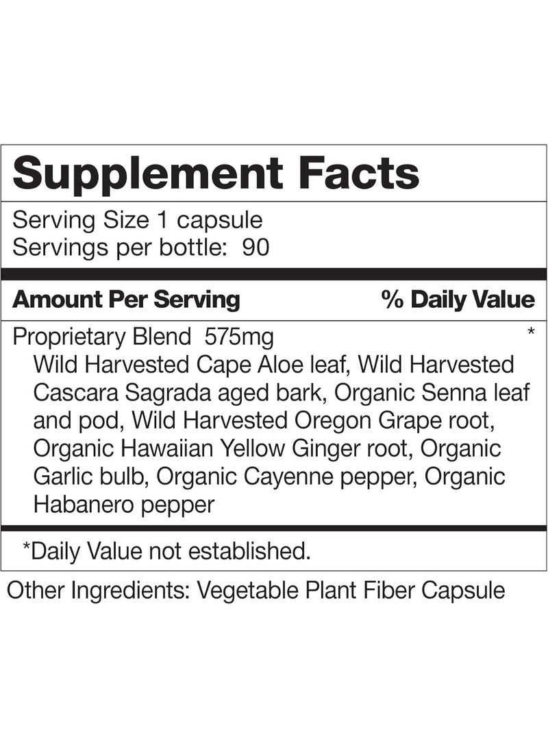 Dr. Schulze's Intestinal Formula #1 Colon Bowel Cleanse Laxative Capsules, 90 Count (90 Capsules) - Packaging May Vary - Image 2