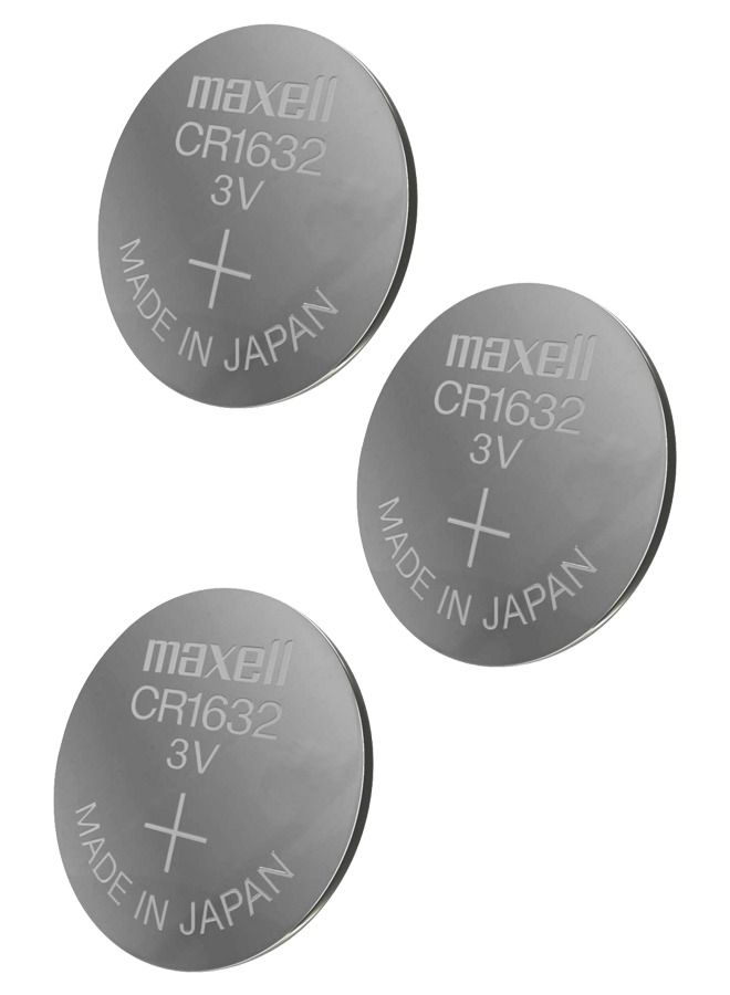 ماكسل ماكسيل CR1632 ، بطارية 3 فولت ، 3 قطع - Image 1