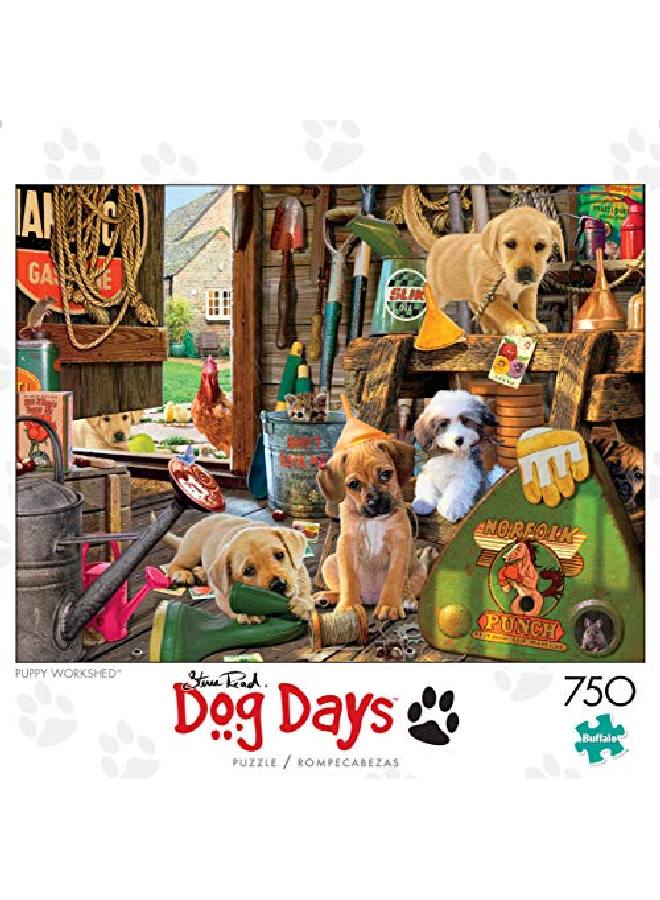 Buffalo Games بازل جigsaw من 750 قطعة لورشة الجراء - Image 3