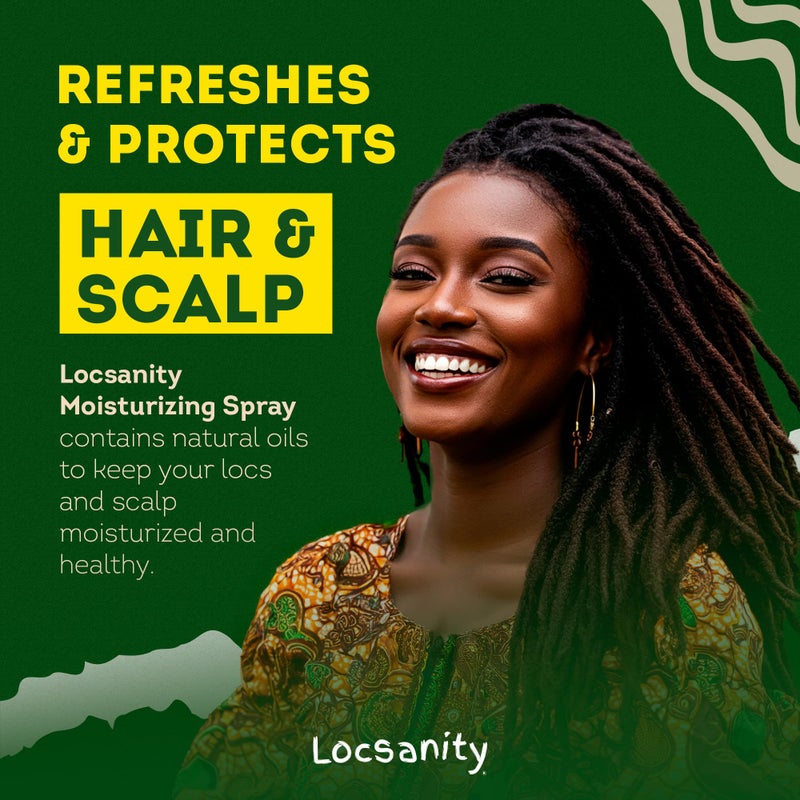 Locsanity Daily Moisturizing Rose Water and Peppermint Hair Scalp Refresher for Locs and Dreadlocks - Natural Loc Care and Maintenance (8oz) - Image 4