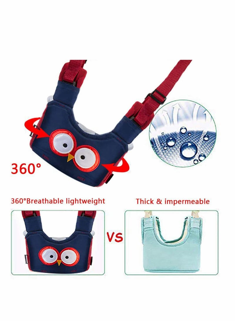 Baby Walker Harness, Baby Walking Assistant Helper Kid Toddler Safe Walking Breathable Safety Belt for Children, Infant, Gift for Baby Shower, Adjustable (Blue) - Image 3