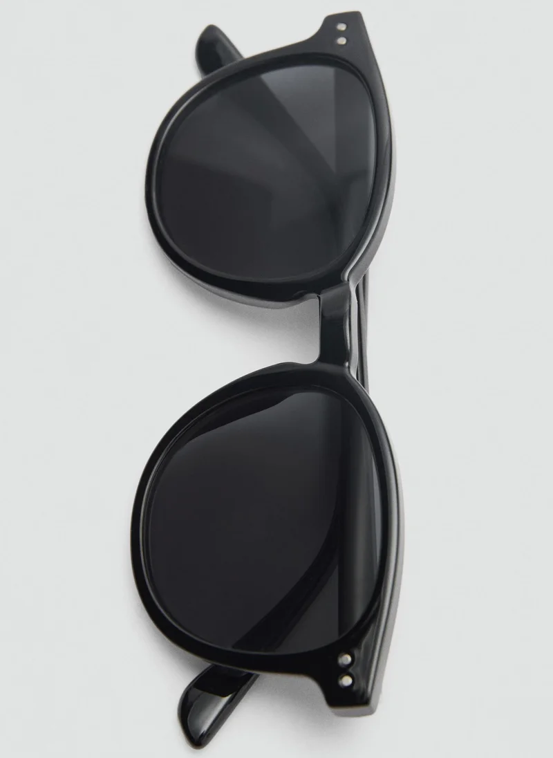 Mango Man Round-Framed Sunglasses