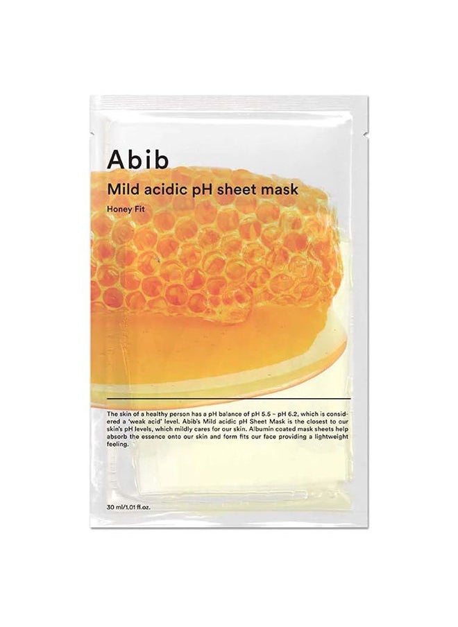 abib - Mild Acidic Ph Sheet Mask Honey Fit - Image 1