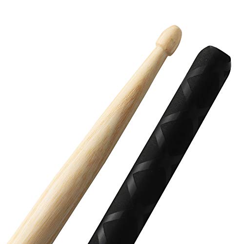 Musfunny Drumsticks ANTI-SLIP Handles for Drum Set, Wooden 5A Drum Sticks Exercise for Adults Musical Instrument Percussion Accessories - Image 3