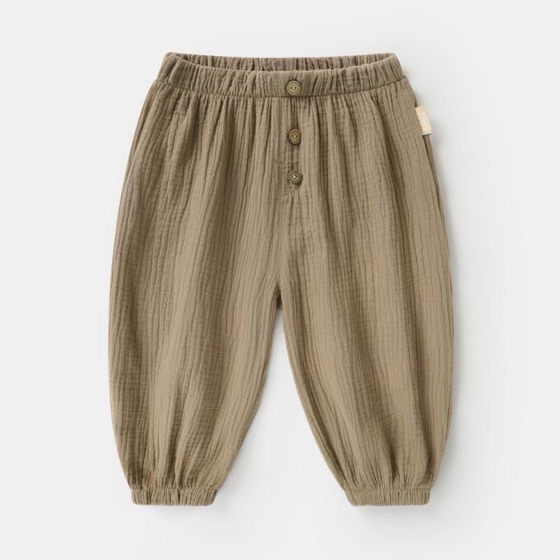 Panda Baby Pants Casual Woven Anti-Mosquito Pants Summer Clothes For Boys And Girls Baby Summer Gauze Cotton - Image 4