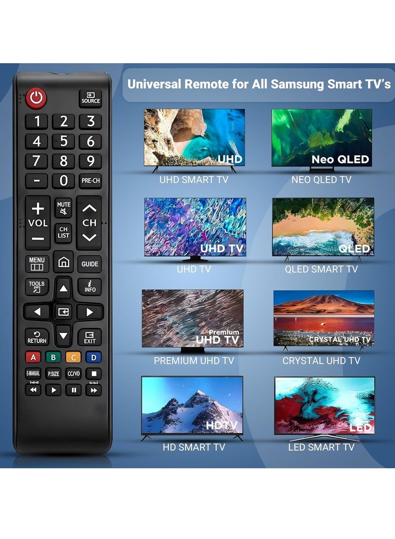 TIGER Universal Remote Control – Replacement Smart TV Remote for All TVs – No Setup Required, Long-Range IR, Fast Response, Ergonomic Design, Easy Navigation, Durable & Energy Efficient - Image 3