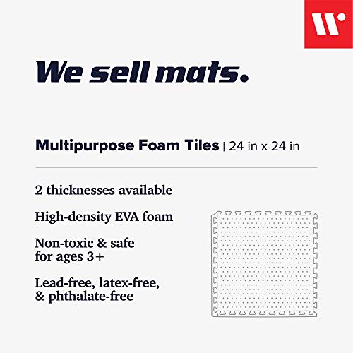 We Sell Mats 3/8 Inch Thick Multipurpose Exercise Floor Mat - Image 2
