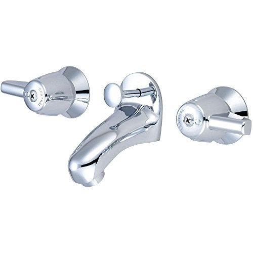 Central Brass 1178A Two Handle Slant Back Bathroom Faucet in Chrome