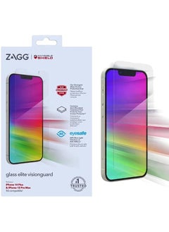 InvisibleShield Glass Elite VisionGuard Apple iPhone 13 Pro Max/Kirk 6.7 Case Friendly Screen