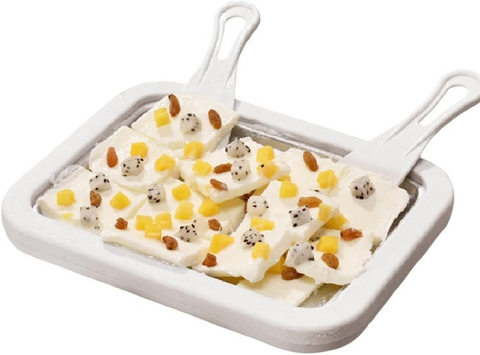 INSTANT ICE CREAM MAKER IDEAL FOR MAKING SOFT SERVE ICE CREAM SLUSHIES FROZEN YOGURT SORBET GELATO ROLLED ICE CREAM FOR HOUSEHOLD