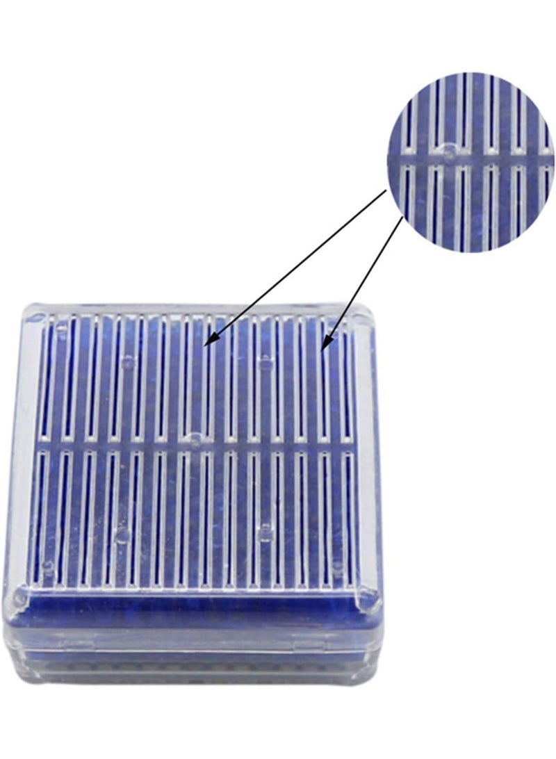 rocooart (4 Packs) Indicating Silica Gel Desiccant, ABS Box Desiccant 60g Reusable Silica Gel Desiccant for Car, Closet, Cabinet, Bag, Storage Box - Image 2
