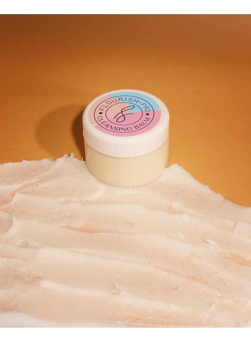 Flourish Cleansing Balm with Jojoba Oil & Shea Butter – Fragrance-Free Makeup Remover for All Skin Types - Image 4