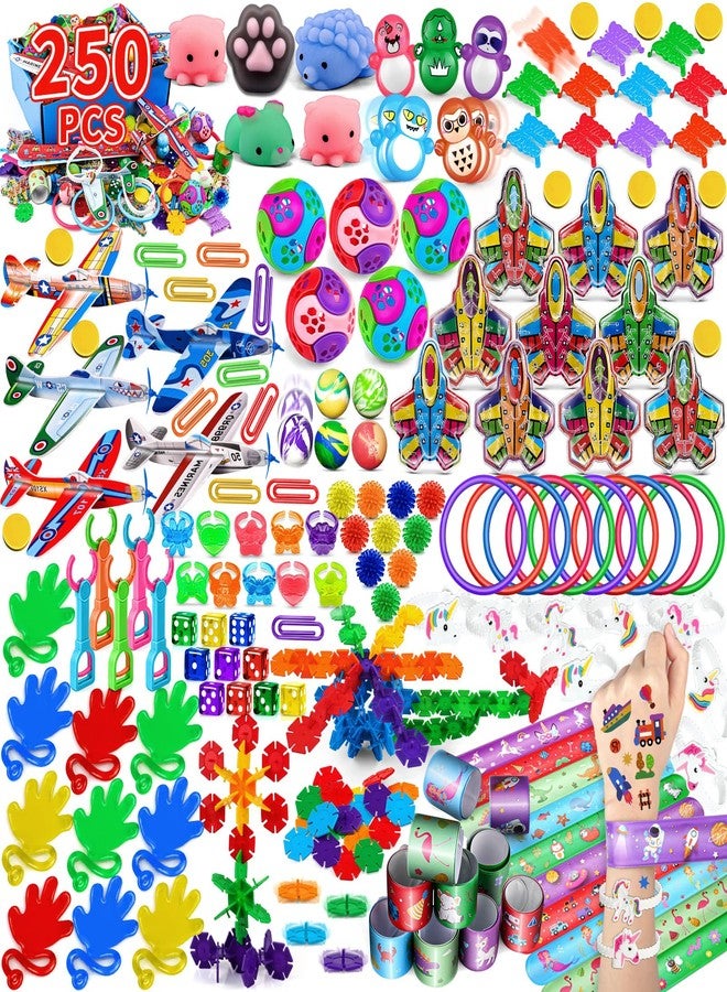 nicknack 250pcs Goodie Bags Stuffers Fillers for Kids Party Favor Bulk Toys prizes box toy for Classroom Treasure Box Prizes Paty Bag Fillers, Prize Box Toys For Kids 4-8 - Image 1