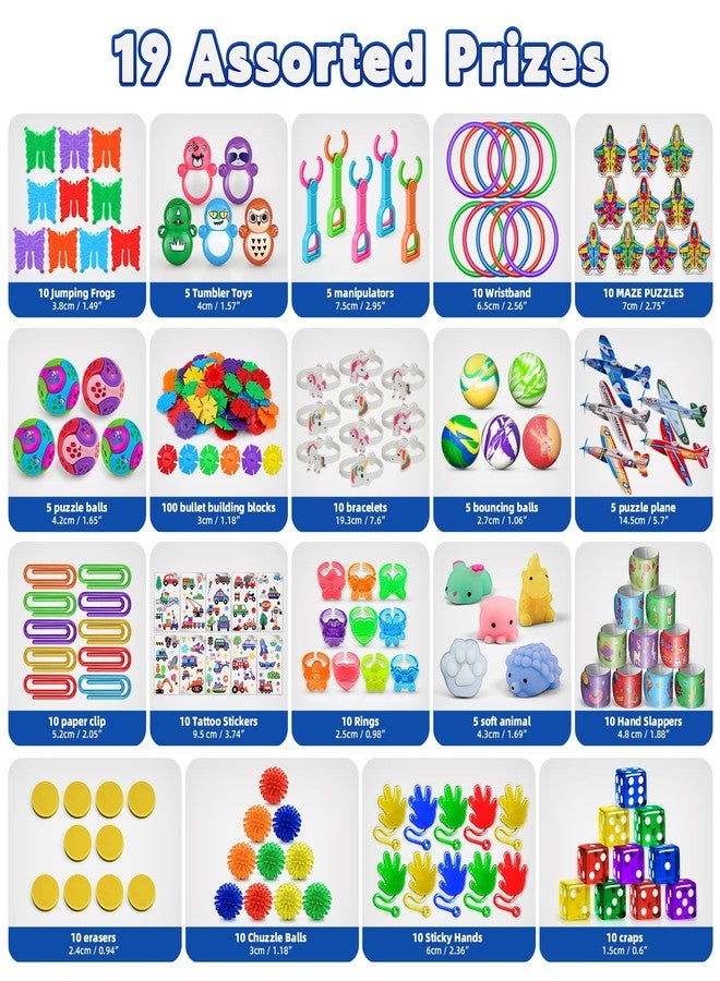 nicknack 250pcs Goodie Bags Stuffers Fillers for Kids Party Favor Bulk Toys prizes box toy for Classroom Treasure Box Prizes Paty Bag Fillers, Prize Box Toys For Kids 4-8 - Image 2
