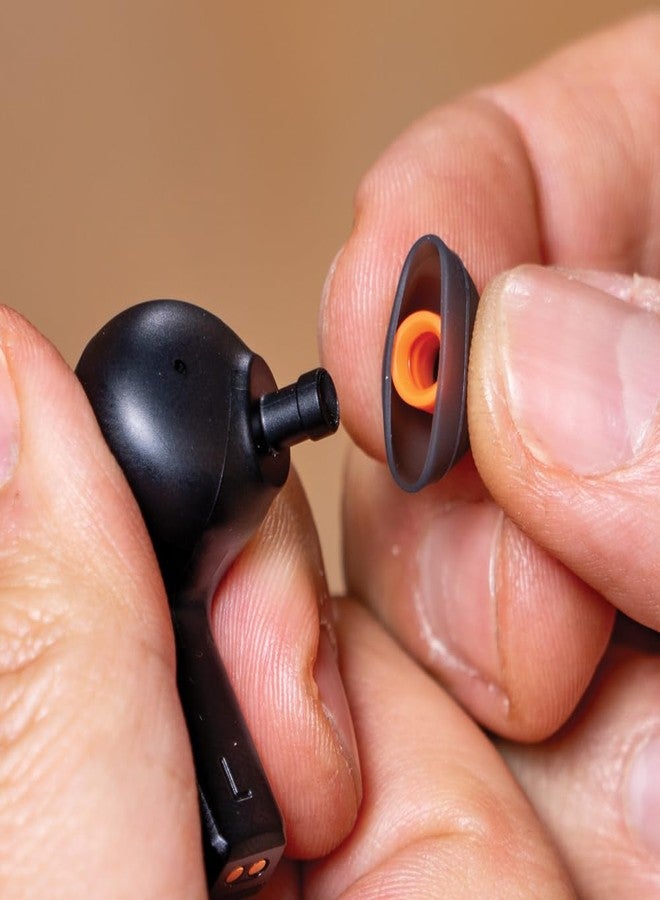 Klein Tools 69474 Ear Tips for Klein Tools AESEB2 Elite Bluetooth Jobsite Earbuds, 3 Pairs Each of Replacement Memory Foam and Silicone Tips, Sizes S/M/L - Image 3