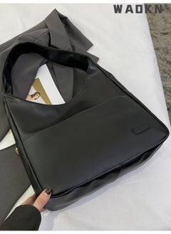 WAOKN Fashionable Simple Underarm Bag Women'S Daily Commuting Pleated Adjustable Shoulder Strap Handbag High Quality Pu Leather Shoulder Bag,Crossbody Bag Shoulder Bag Handbag for Travel Work  - Image 4