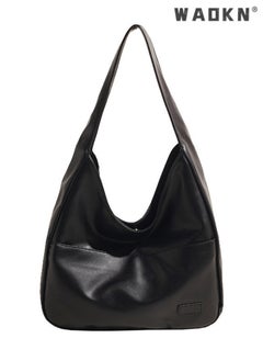 WAOKN Fashionable Simple Underarm Bag Women'S Daily Commuting Pleated Adjustable Shoulder Strap Handbag High Quality Pu Leather Shoulder Bag,Crossbody Bag Shoulder Bag Handbag for Travel Work  - Image 1