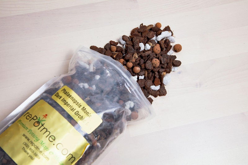rePotme Orchid Potting Mix - Phalaenopsis Monterey Dark Imperial Orchid Potting Mix - (MINI Bag) - Hand Blended in The USA - Image 3