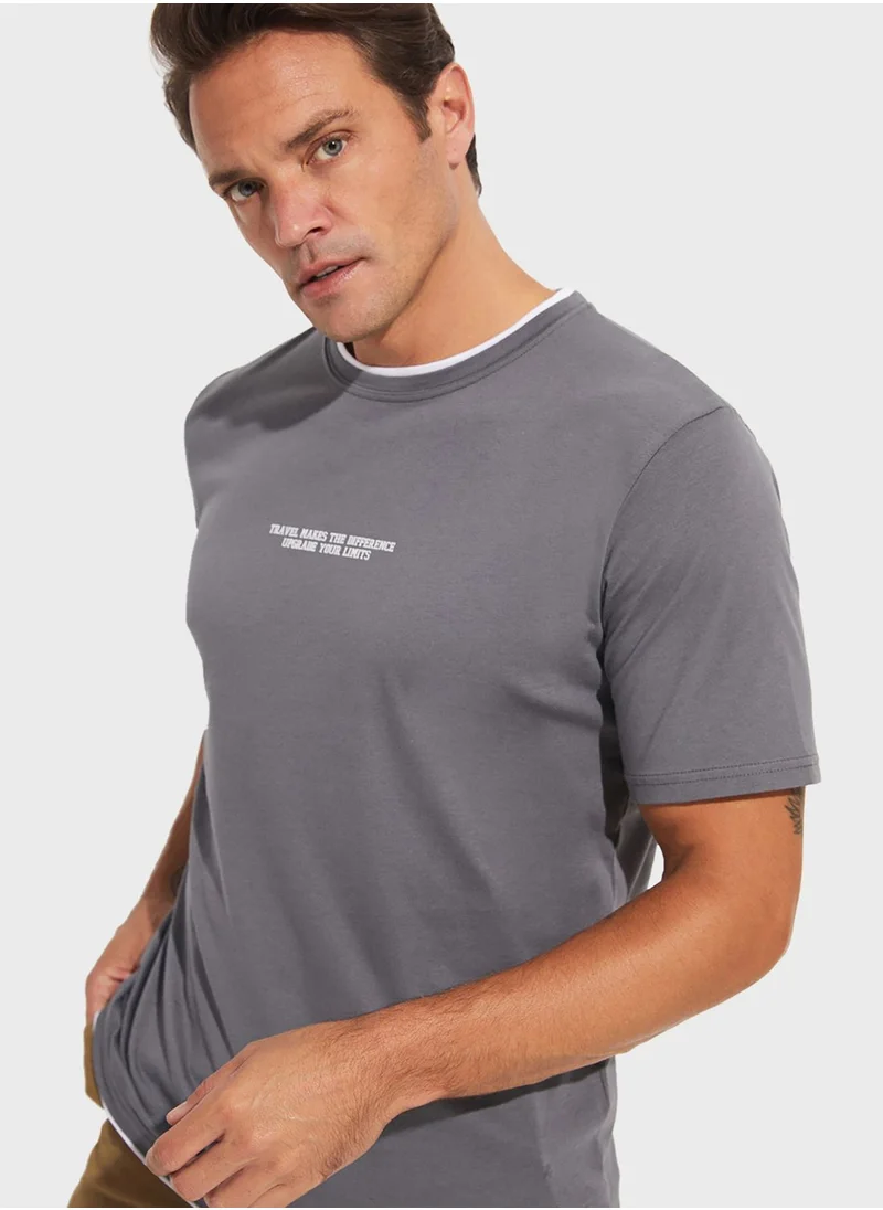 جون Essential Rew Neck Tshirt