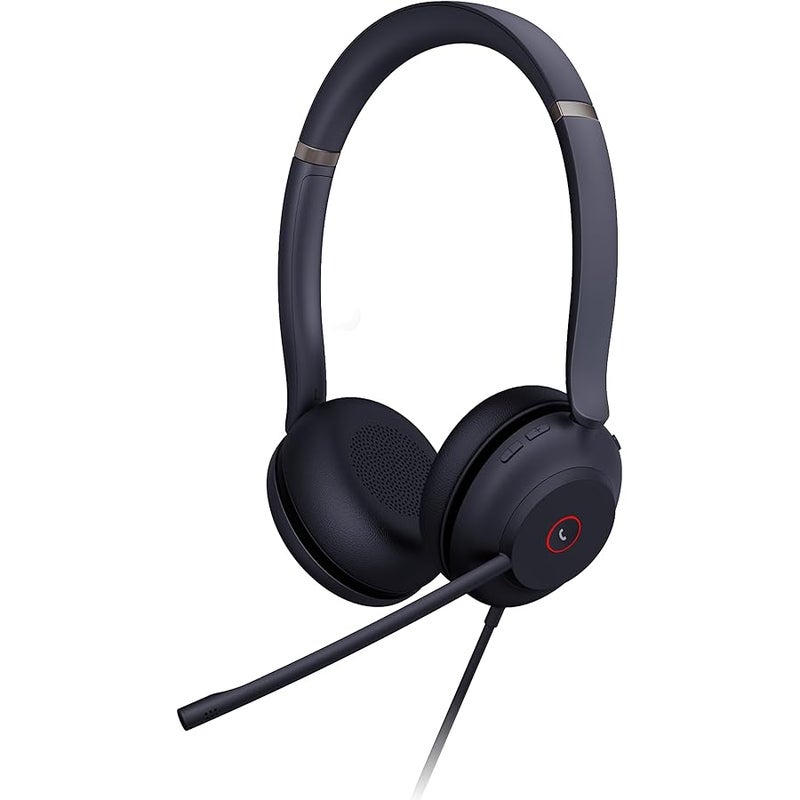 UH37 UC Dual Professional USB Headset with Microphone - Image 1