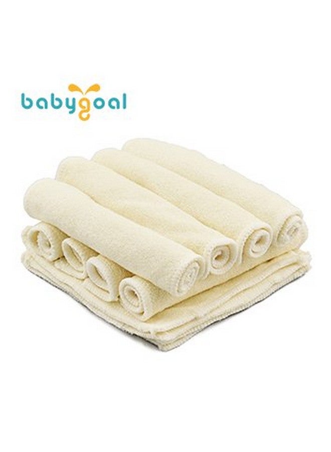 بيبي جول عبوة من 12 منديلًا من قماش الرايون من الخيزران للأطفال - مناشف لعاب صغيرة قابلة لإعادة الاستخدام والغسيل للمواليد الجدد - مناديل وجه فائقة النعومة - Image 3