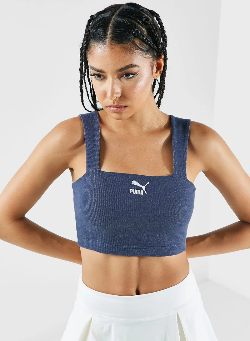 PUMA Classics Soft Ink Bra Top