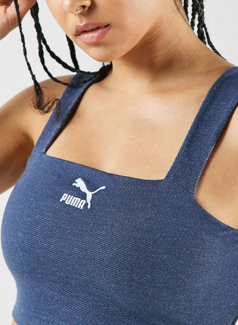PUMA Classics Soft Ink Bra Top