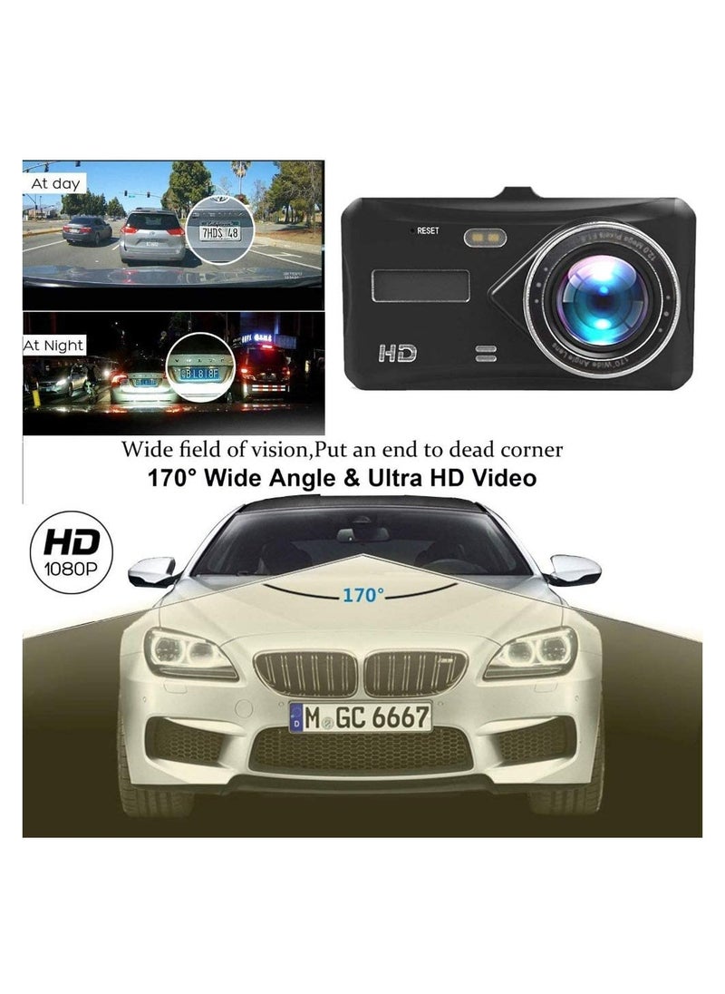 Generic 4 Inch HD 1080P Lens Car DVR Touch Screen Dash Cam Camera Video Recorder  - Image 3