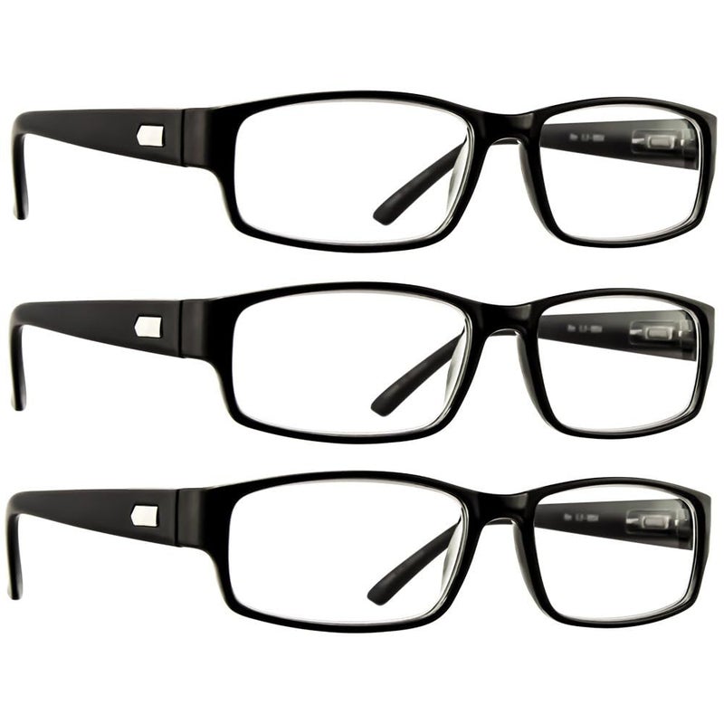 TruVision Readers نظارات قراءة TruVision - 9504H - عبوة 3 - أسود - 2.50 - Image 1