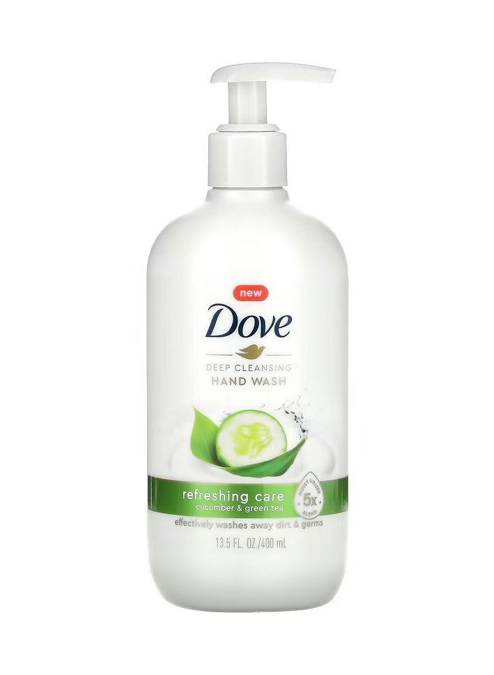 Dove Refreshing Care Cucumber and Green Tea Hand Wash 400ml - Image 1