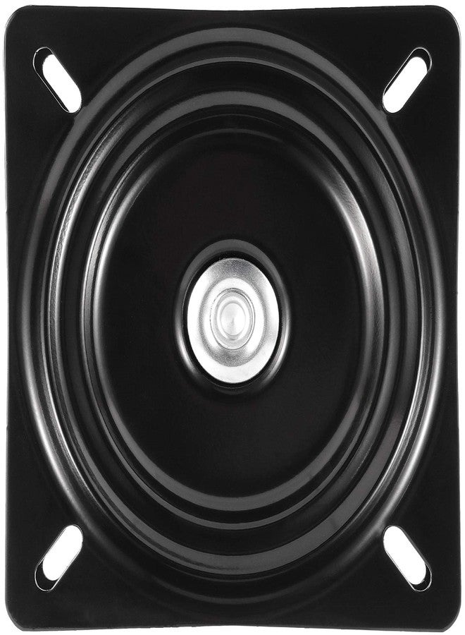 ZEONHAK 3 PCS 6-1/4 Inch Bar Stool Swivel Plate, Heavy Duty Seat Swivel Base Mount Plate for Stool and Chair, Black - Image 3