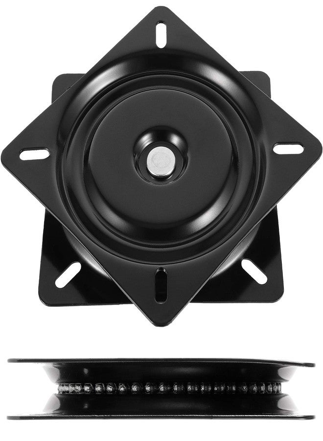 ZEONHAK 3 PCS 6-1/4 Inch Bar Stool Swivel Plate, Heavy Duty Seat Swivel Base Mount Plate for Stool and Chair, Black - Image 5