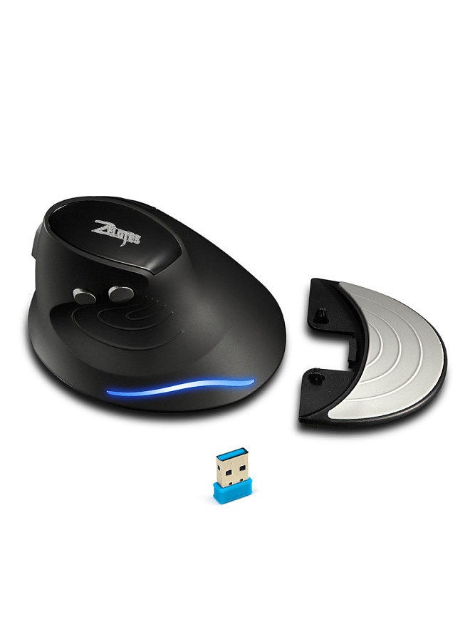 F-17 Vertical Mouse 2.4GHz Wireless Gaming Mouse 6 Keys Ergonomic Optical Mice with 3 Adjustable DPI for PC Laptop