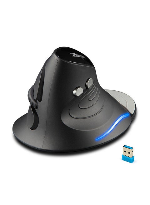 F-17 Vertical Mouse 2.4GHz Wireless Gaming Mouse 6 Keys Ergonomic Optical Mice with 3 Adjustable DPI for PC Laptop