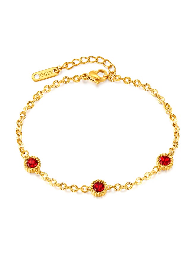 Bracelet Fashion Light Luxury High-End Temperament Stainless Steel Gold-Plated Bracelet For Women - Image 1