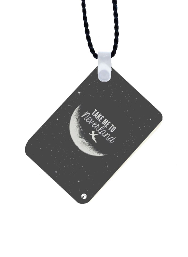 RKN English Phrases Printed Car Mirror Pendant - Image 1