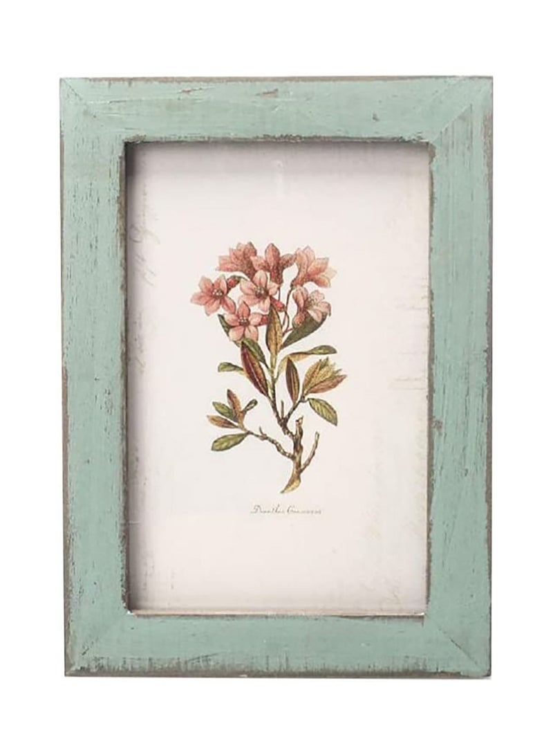 Wooden Photo Picture Frame Rustic Wooden Photo Frames for Tabletop Display and Wall Decoration Photo Gallery and Wall Art (Light Blue) - Image 1