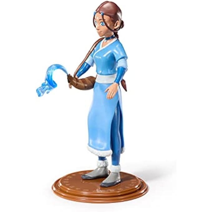 THE NOBLE COLLECTION AVATAR KATARA - NOBLE TOYS 18 CM BENDABLE POSABLE COLLECTIBLE DOLL FIGURE WITH STAND AND MINI ACCESSORY - Image 4
