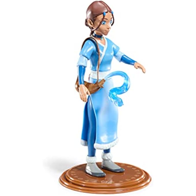 THE NOBLE COLLECTION AVATAR KATARA - NOBLE TOYS 18 CM BENDABLE POSABLE COLLECTIBLE DOLL FIGURE WITH STAND AND MINI ACCESSORY - Image 3