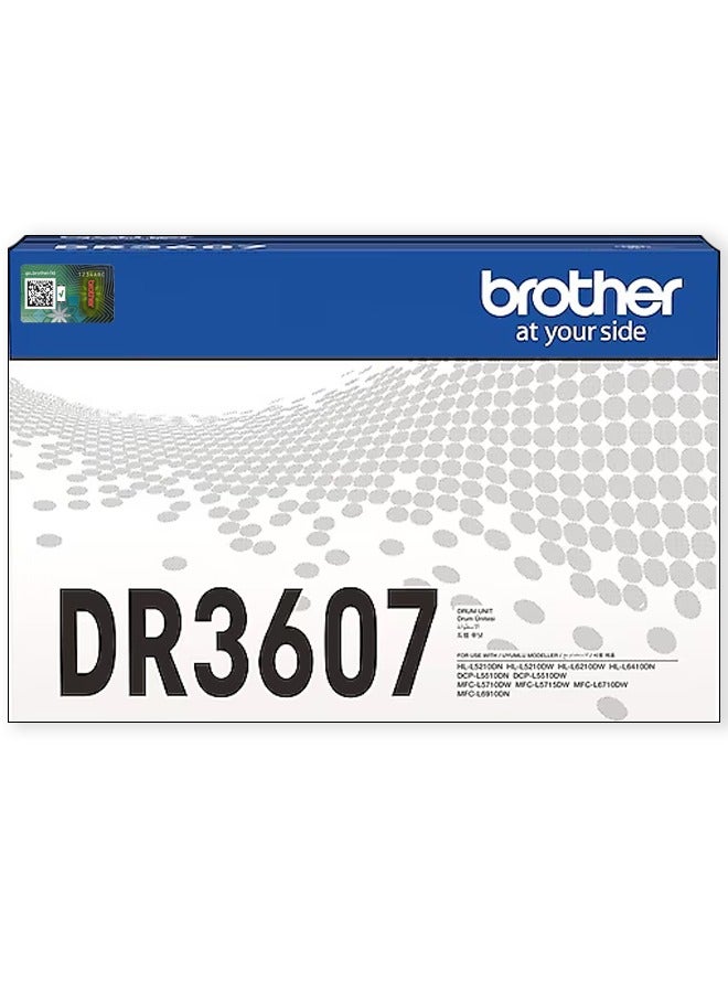 brother DR-3607 Drum Unit - Yield ~70,000 Pages For MFC L5710DW, DCP L5510DW, MFC L6910DN Black - Image 1